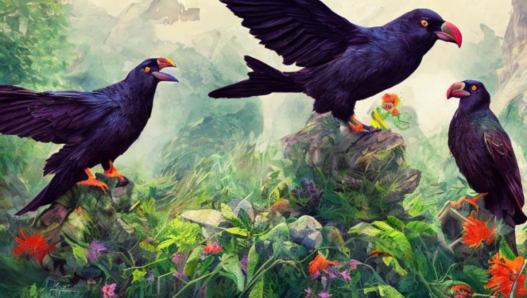 Life of the Chough in the Wild
