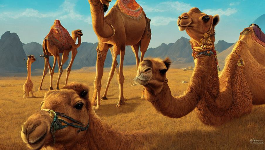 Kaleidoscope of Colours: Camel Fur Variations