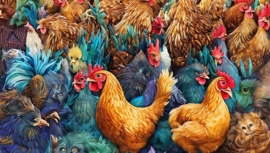 Stunning Photos of Chickens in the Wild